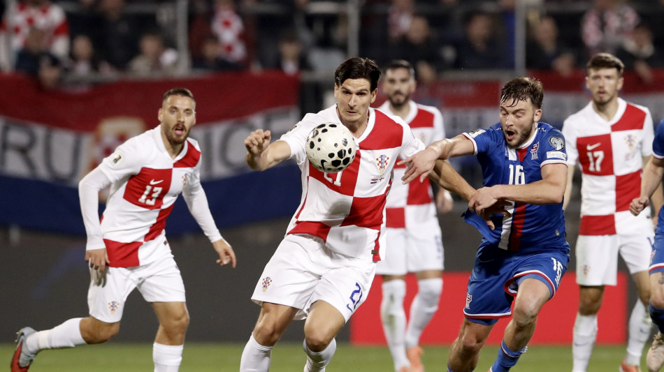 Mondiali: la Croazia è qualificata, l'Olanda quasi