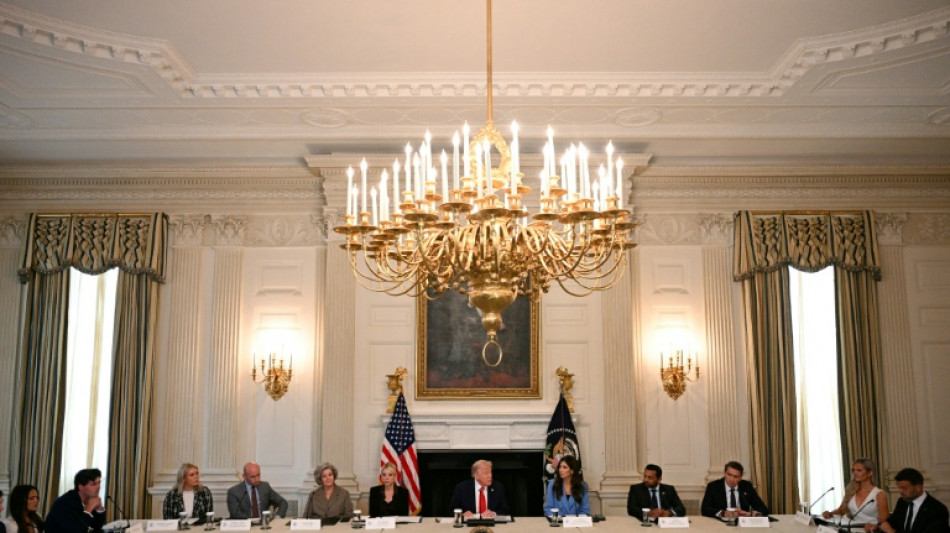 Trump hosts roundtable accusing 'sick' media of backing Antifa