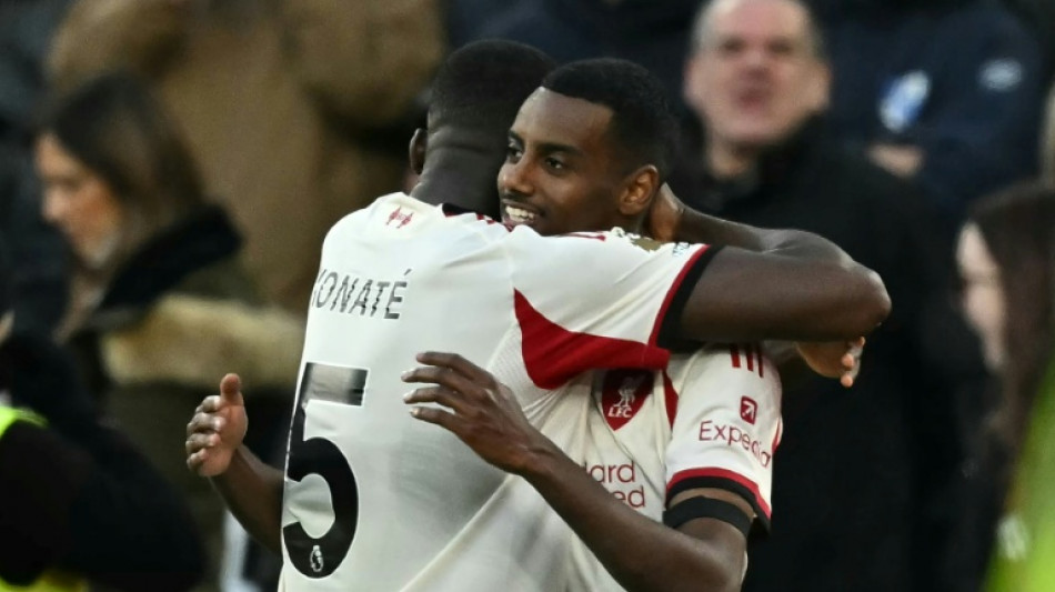 Isak scores first Premier League goal for Liverpool to sink West Ham