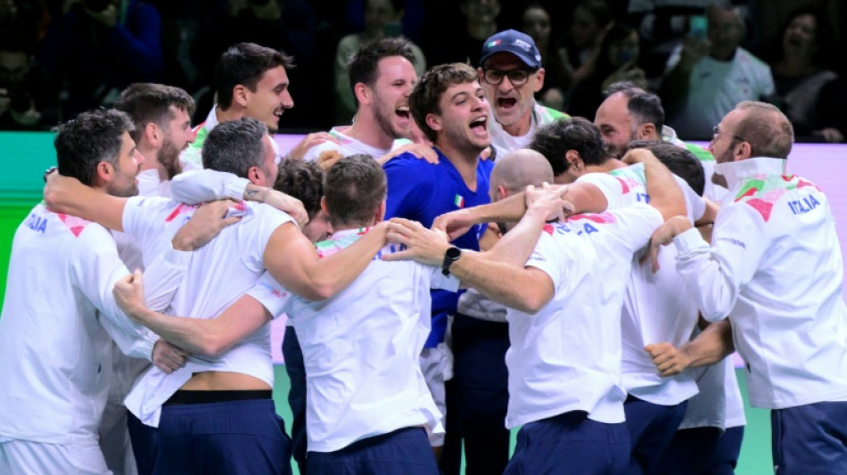 Sinner-less Italy see off Spain to complete Davis Cup hat-trick