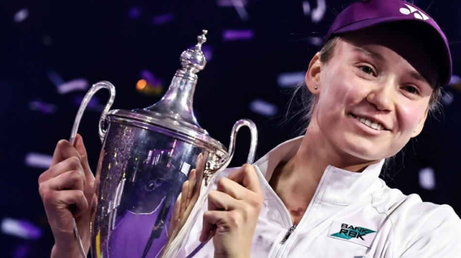 Tennis: Rybakina frustre encore Sabalenka et s'offre un premier Masters 