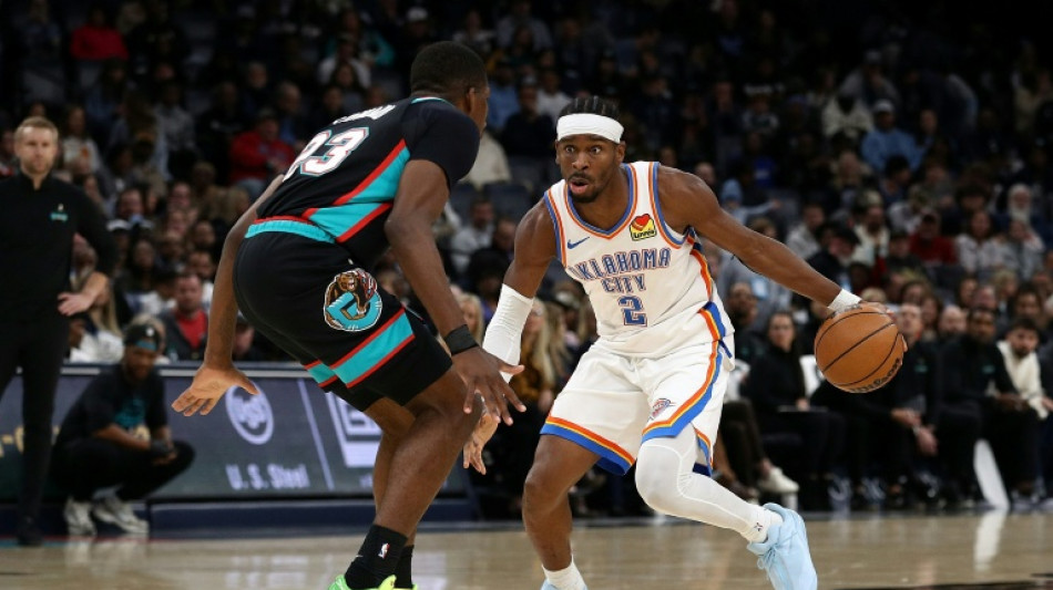 NBA champion Thunder rally to down Grizzlies