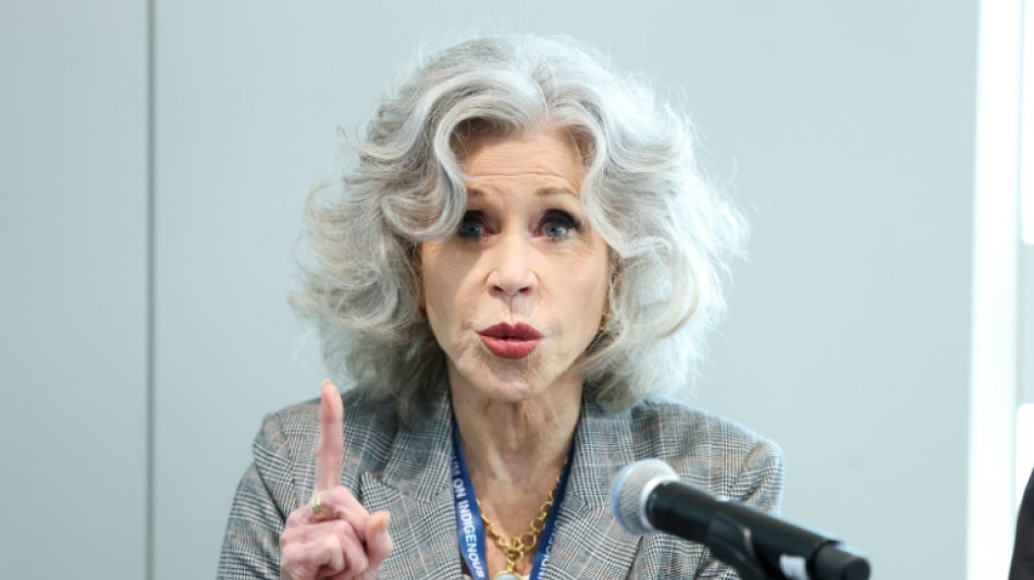 Jane Fonda acusa a Trump de pactar "con el diablo" por el clima